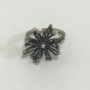 Sterling Silver Flower design Ring